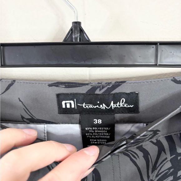 Travis Mathew you won’t shorts grey pattern golf performance lightweight 38 new - Picture 2 of 5